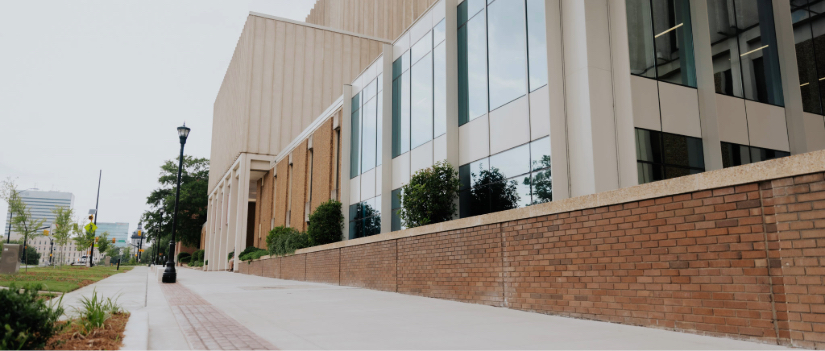 View of Jones Physical Science Center.