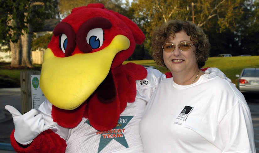 Donna Richter with Cocky