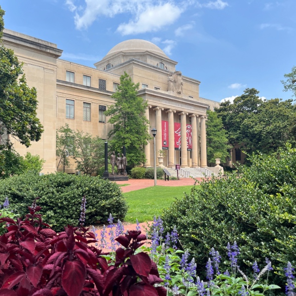 View of the outside of the McKissick Museum.